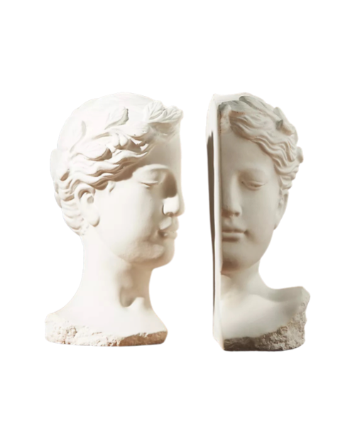 Grecian Bust Bookends