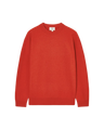 BOILED-WOOL CREW-NECK SWEATER