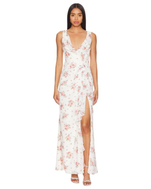 Liv Draped Maxi Dress