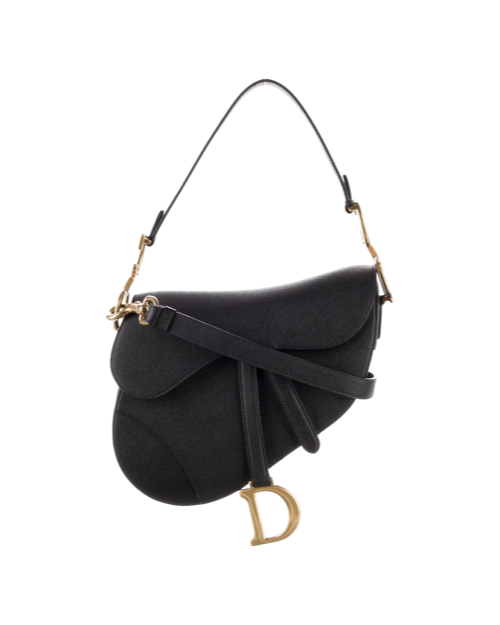 Christian Dior 2022 Calfskin Saddle Bag w/ Strap