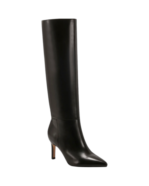 Georgiey Pointed Toe Knee High Boot