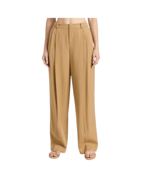 Vince Women's Drop Waist Pleated Trouser