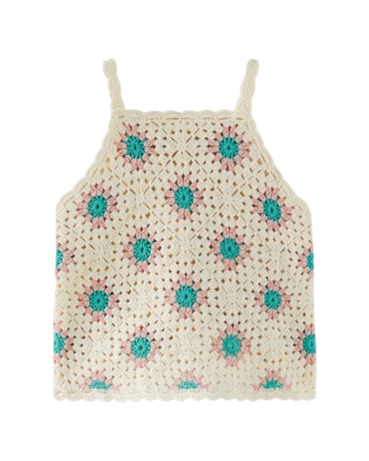 Floral Crochet Top
