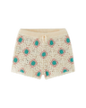 Floral Crochet Knit Shorts
