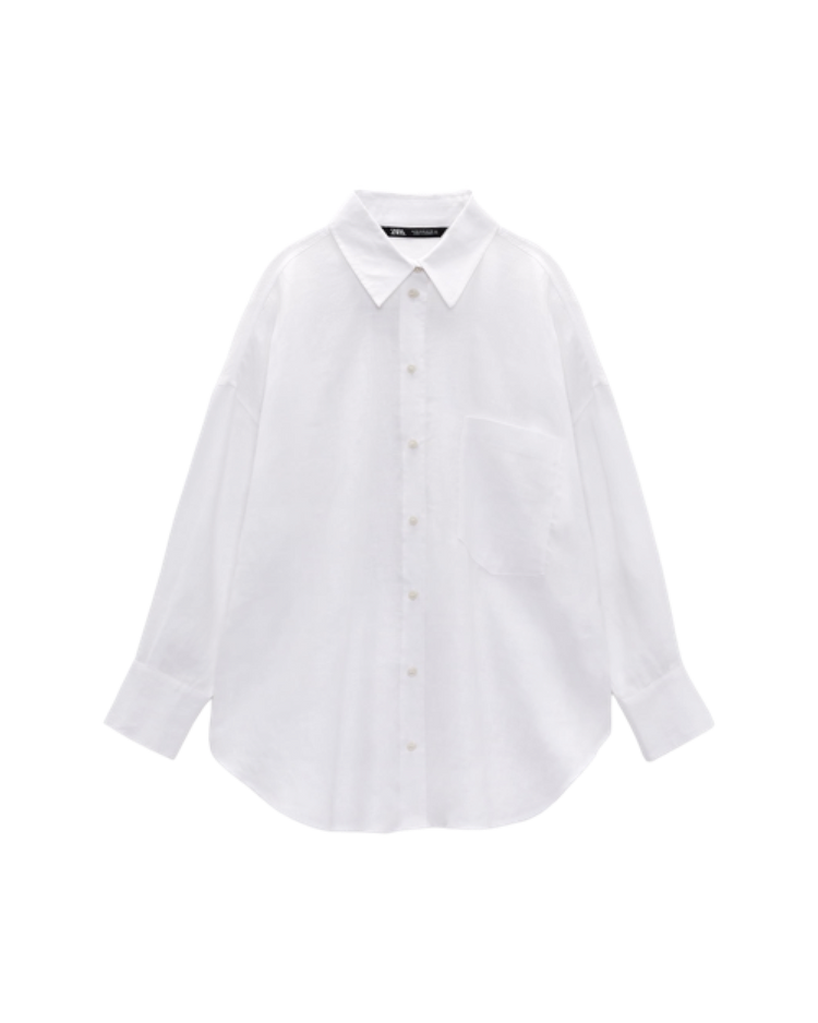 Linen Shirt with Pockets