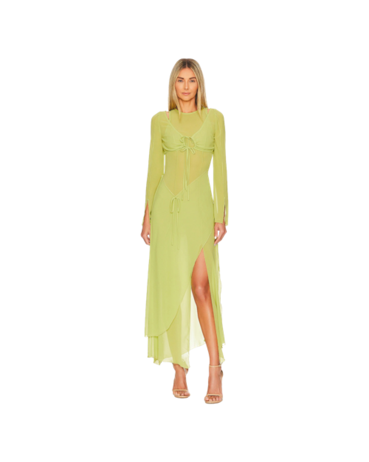 Nadine Twofer Layered Maxi Dress Set