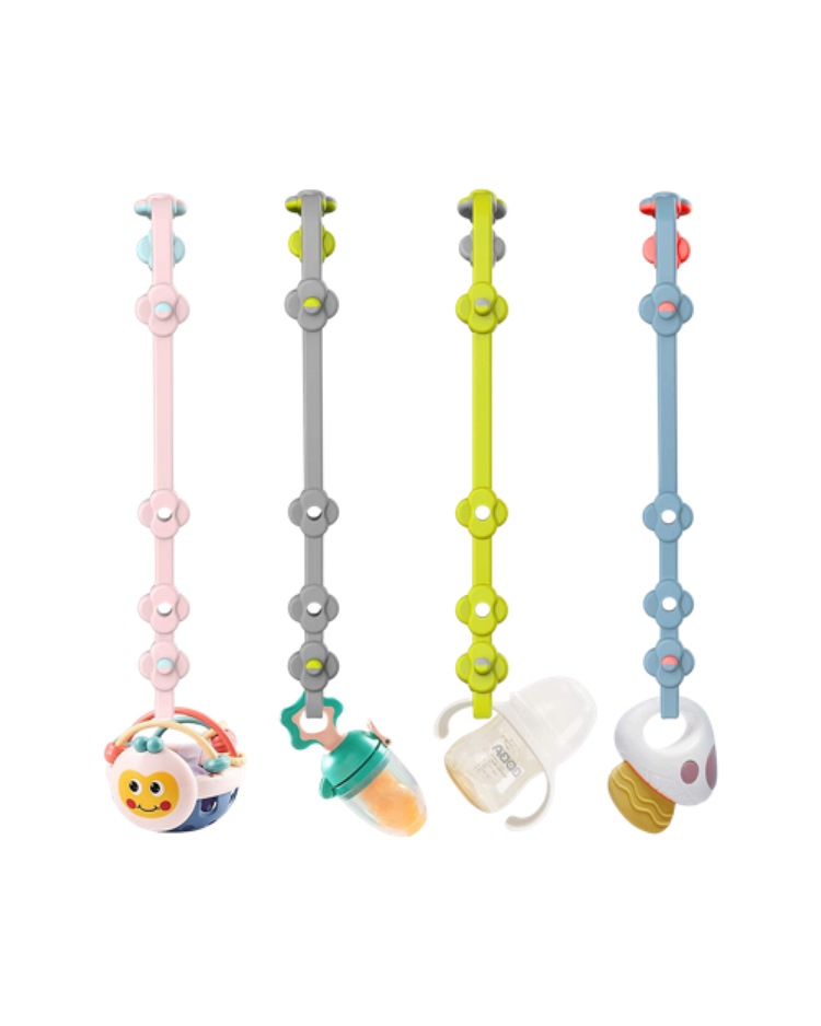 Stretchable Silicone Pacifier Clips