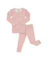 Pink Checkered Pajama Set